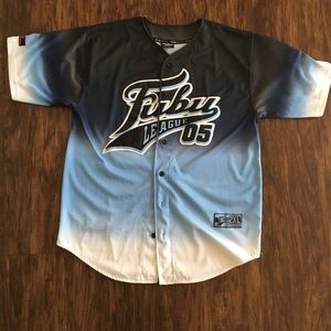 Rare Fubu Baseball Jersey sz L Early 2000s